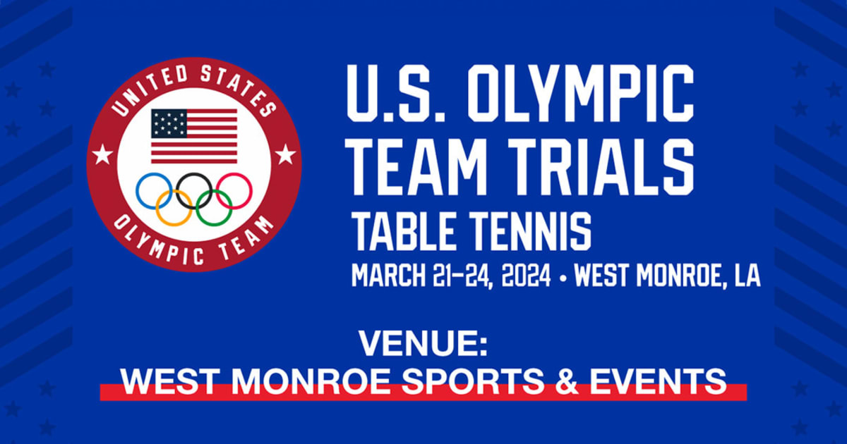 USA TableTennis 2024 U.S. Olympic Team Trials Table Tennis